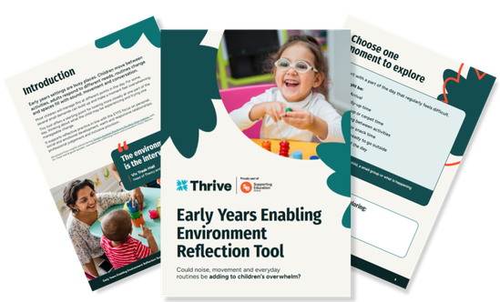 Thrive Early Years Enabling Environment Reflection Tool