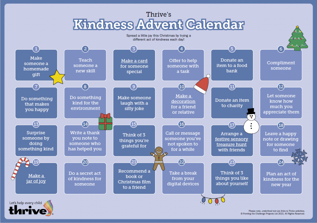 Kindness Advent Calendar